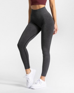 Women's Teveo Classy Leggings Dark Grey | USA-7923KRFUS