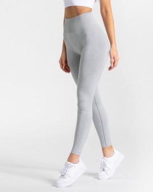 Women's Teveo Classy Leggings Light Grey | USA-8216ALVQS