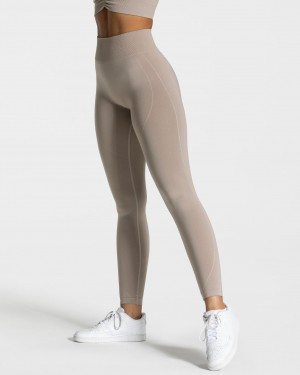 Women's Teveo Focus Scrunch Leggings Grey | USA-8071UCVWT