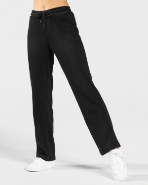 Women's Teveo Lounge Pants Leggings Black | USA-3928MYACE