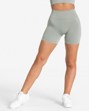 Women's Teveo Sensation Mini Shorts Grey | USA-3209UHYCO