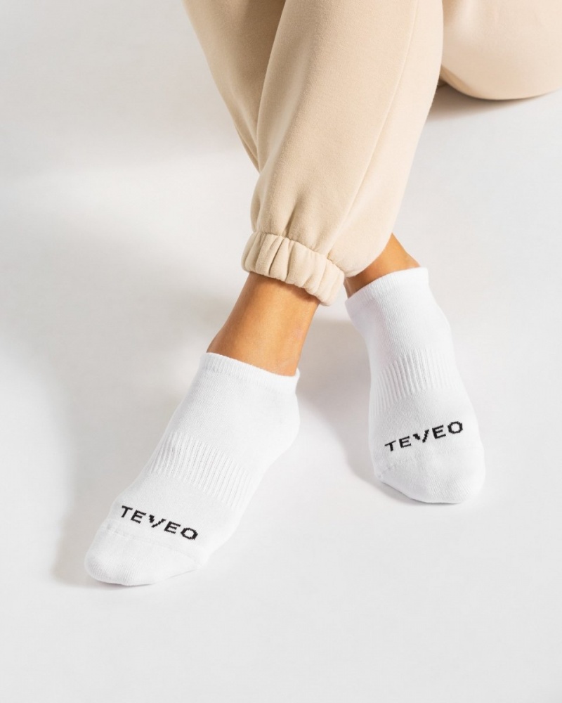 Women\'s Teveo Active (2pcs) Socks White | USA-2975ORFHE