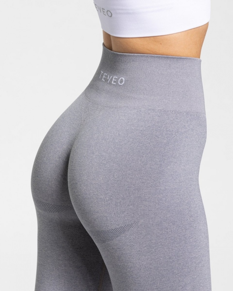 Women's Teveo Classy Leggings Grey | USA-6753BSIDU