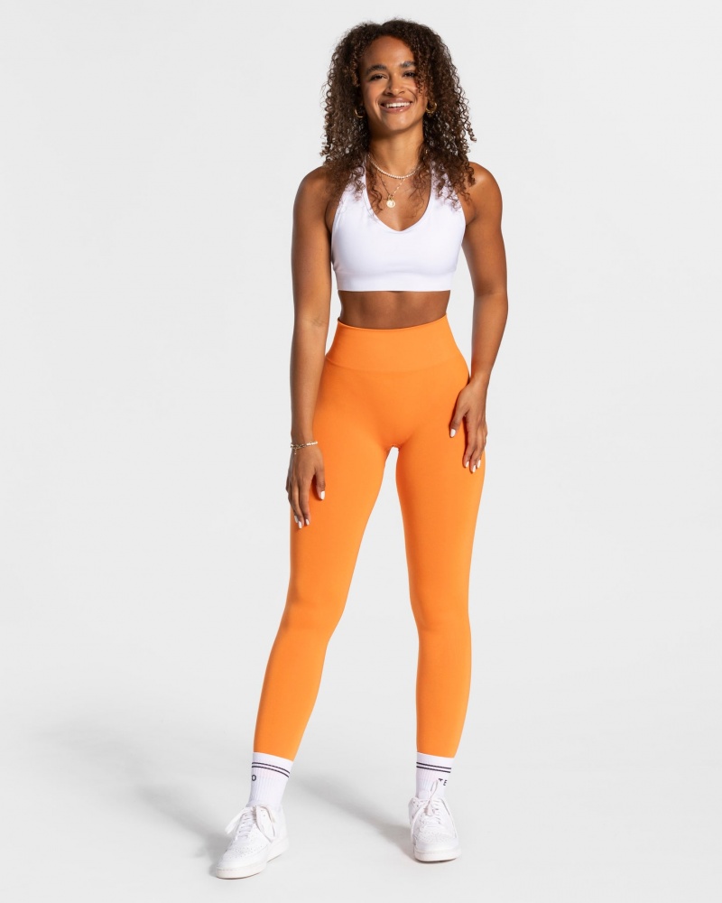 Women's Teveo Classy Leggings Orange | USA-4813XNOFS