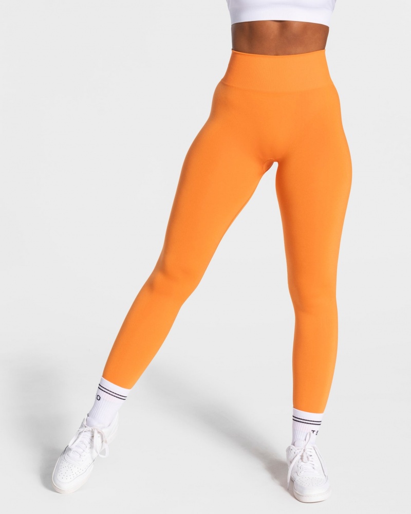 Women\'s Teveo Classy Leggings Orange | USA-4813XNOFS