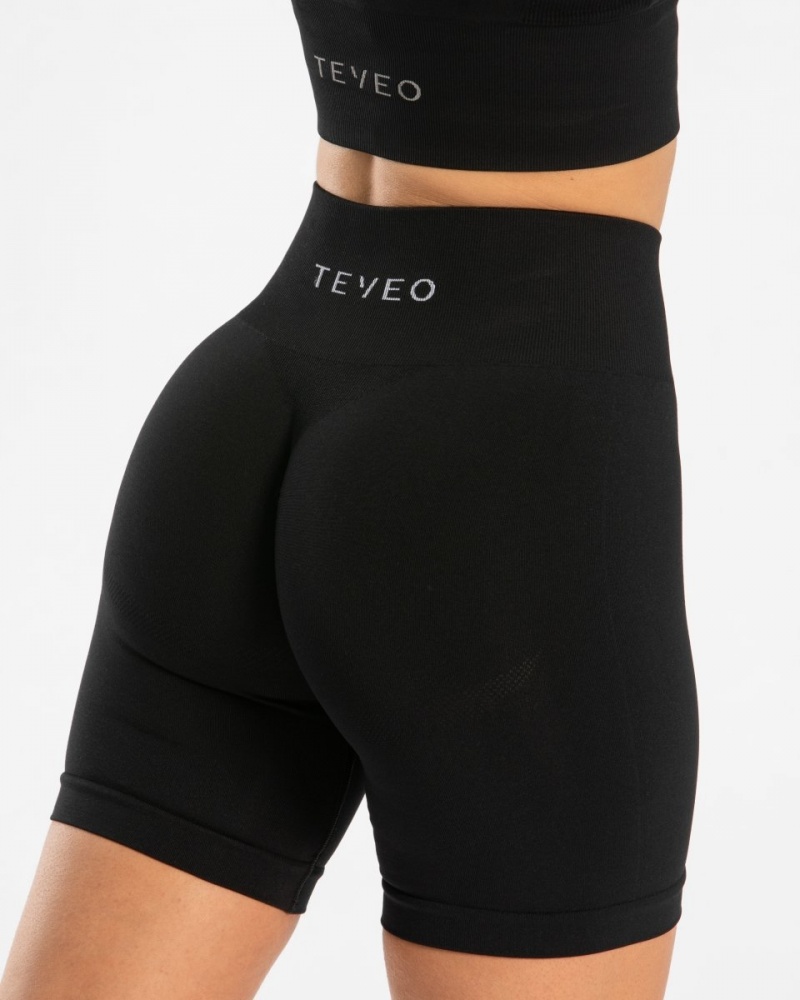 Women's Teveo Classy Shorts Black | USA-7325MERXZ