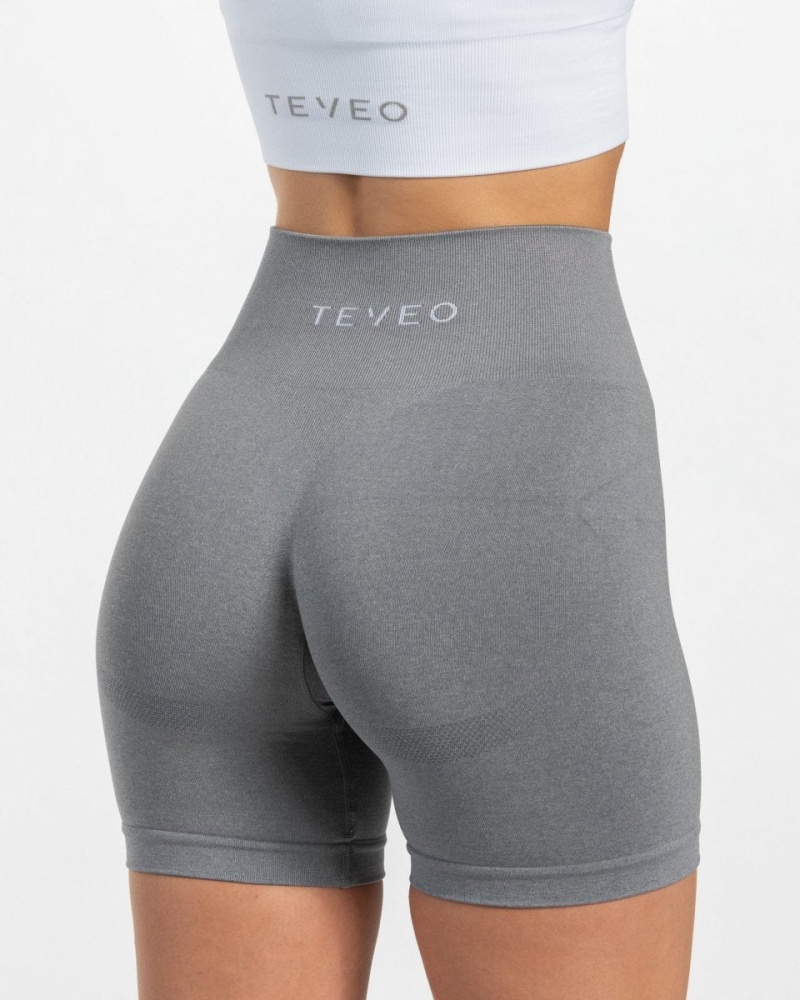 Women's Teveo Classy Shorts Grey | USA-0641DXOBZ