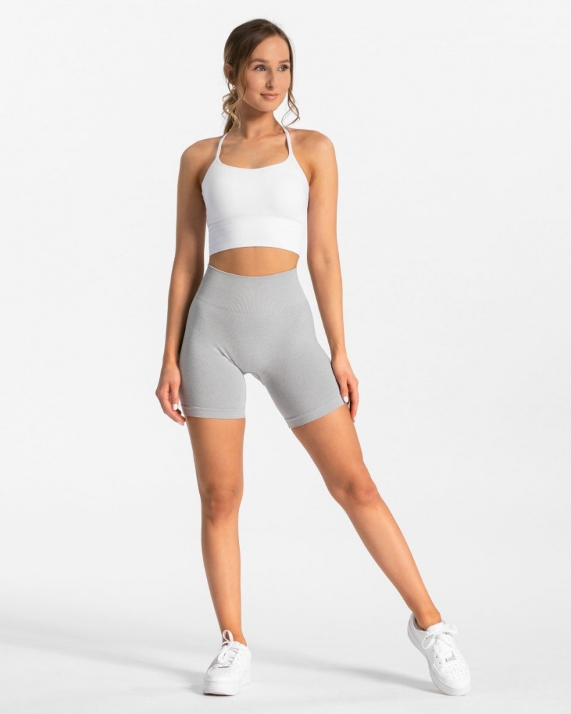 Women's Teveo Classy Shorts Light Grey | USA-9876RBWPT