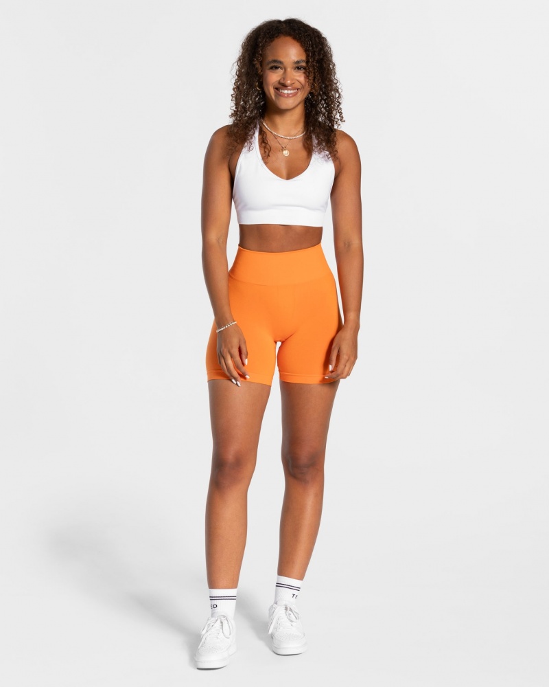 Women's Teveo Classy Shorts Orange | USA-5324BSOYP