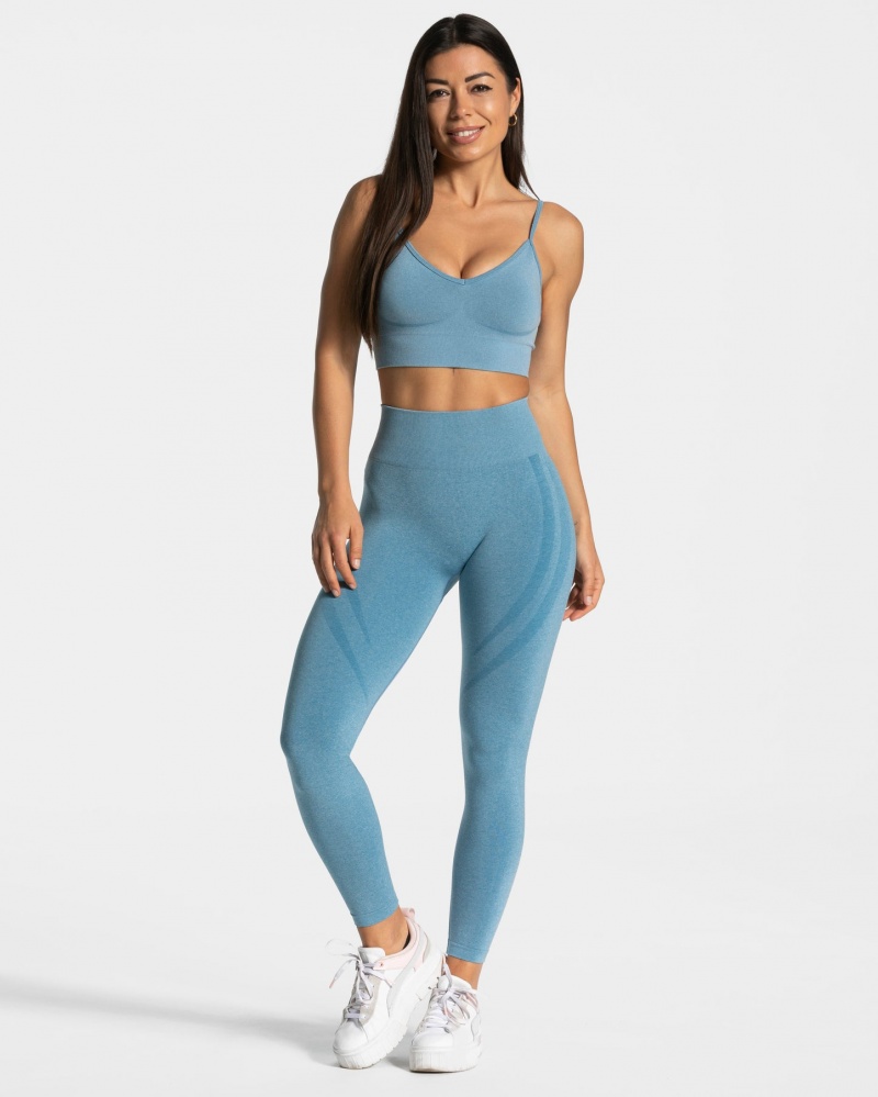 Women's Teveo Evolution V2 Leggings Blue | USA-9651XUJWL