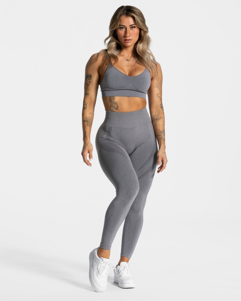 Women's Teveo Evolution V2 Leggings Grey | USA-3095MTRCB