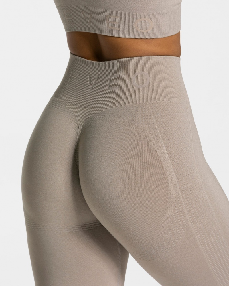 Women's Teveo Focus Scrunch Leggings Grey | USA-8071UCVWT