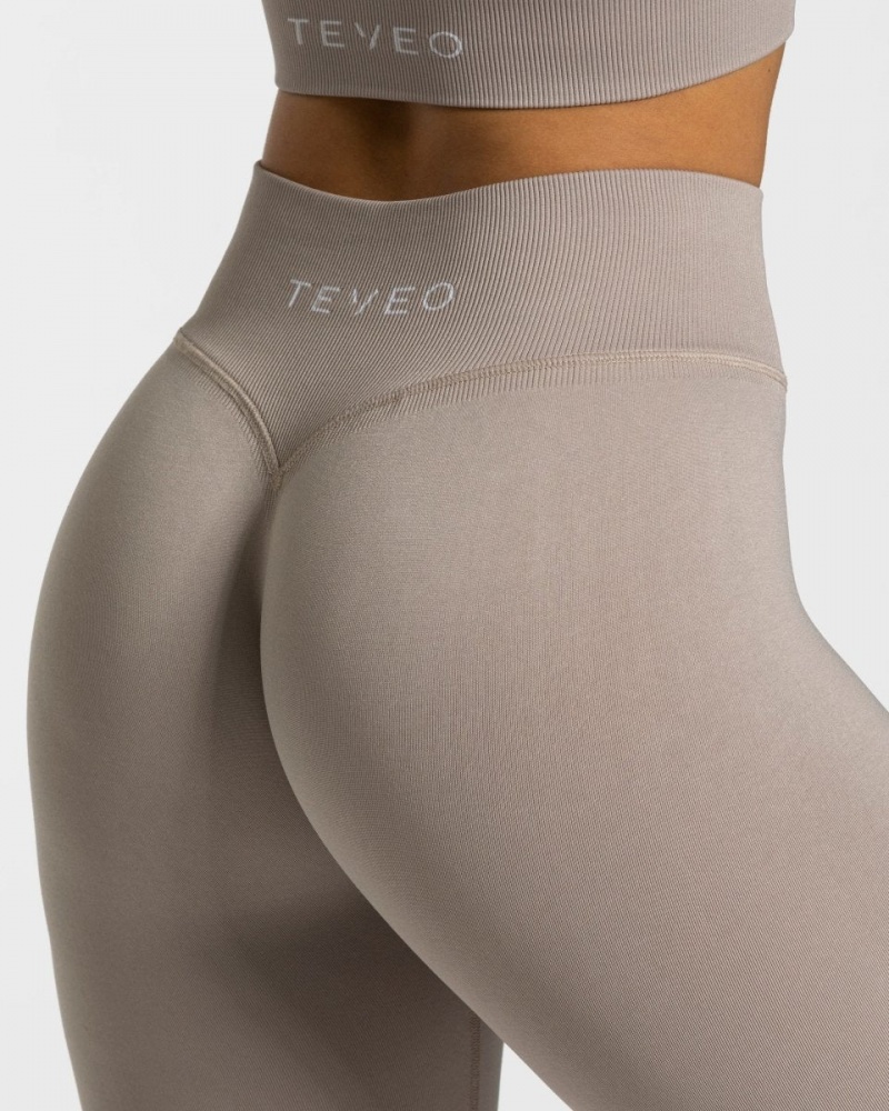 Women's Teveo Sensation Leggings Grey | USA-2839NFDST