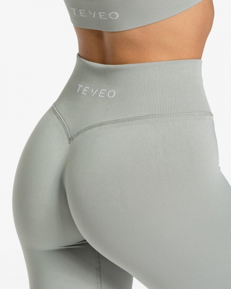 Women's Teveo Sensation Leggings Grey | USA-1527TRFZY