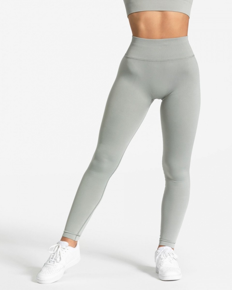 Women\'s Teveo Sensation Leggings Grey | USA-1527TRFZY