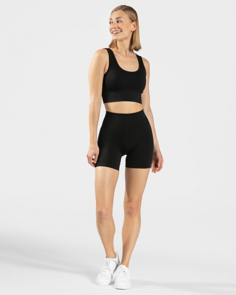 Women's Teveo Sensation Mini Shorts Black | USA-4968IOBDX