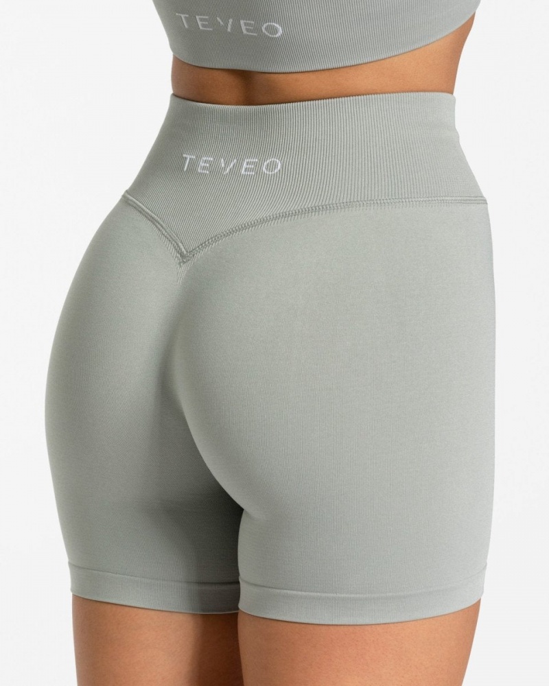 Women's Teveo Sensation Mini Shorts Grey | USA-3209UHYCO