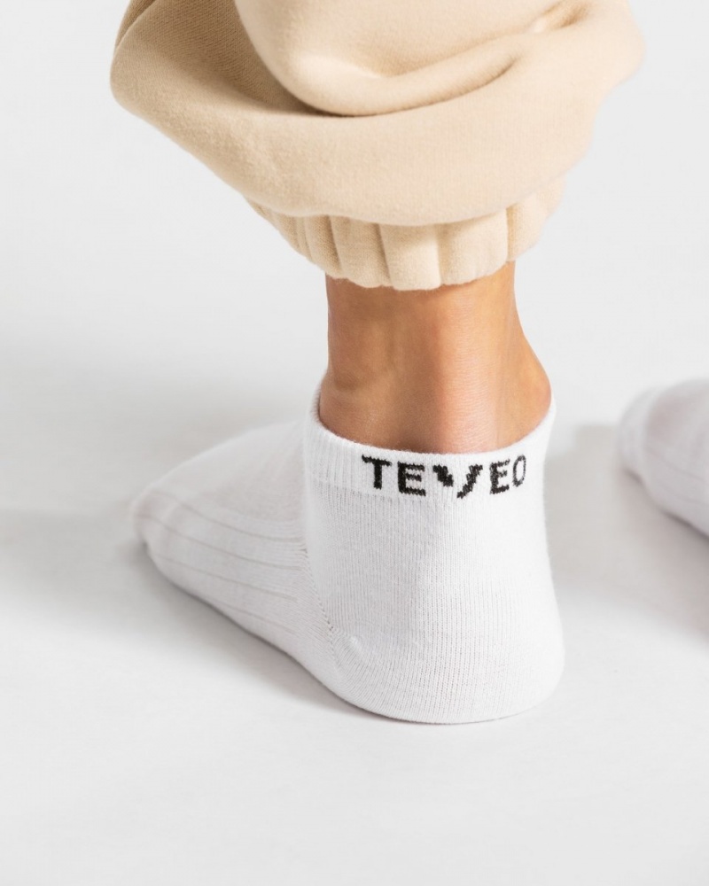 Women's Teveo Sneaker (2pcs) Socks White | USA-3958NYHAD