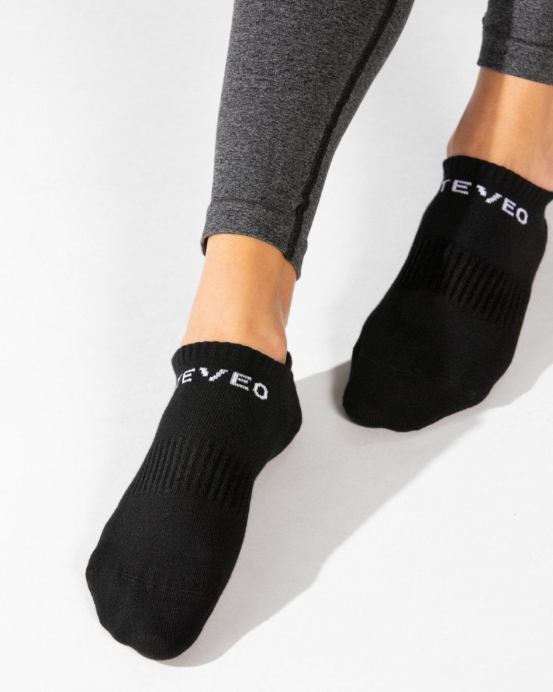 Women's Teveo Sport (2pcs) Socks Black | USA-6312ELWDU