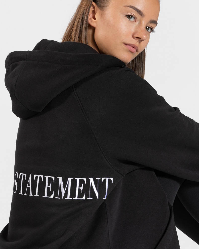 Women's Teveo Statement Oversized Jacket Black | USA-1598BCLKM