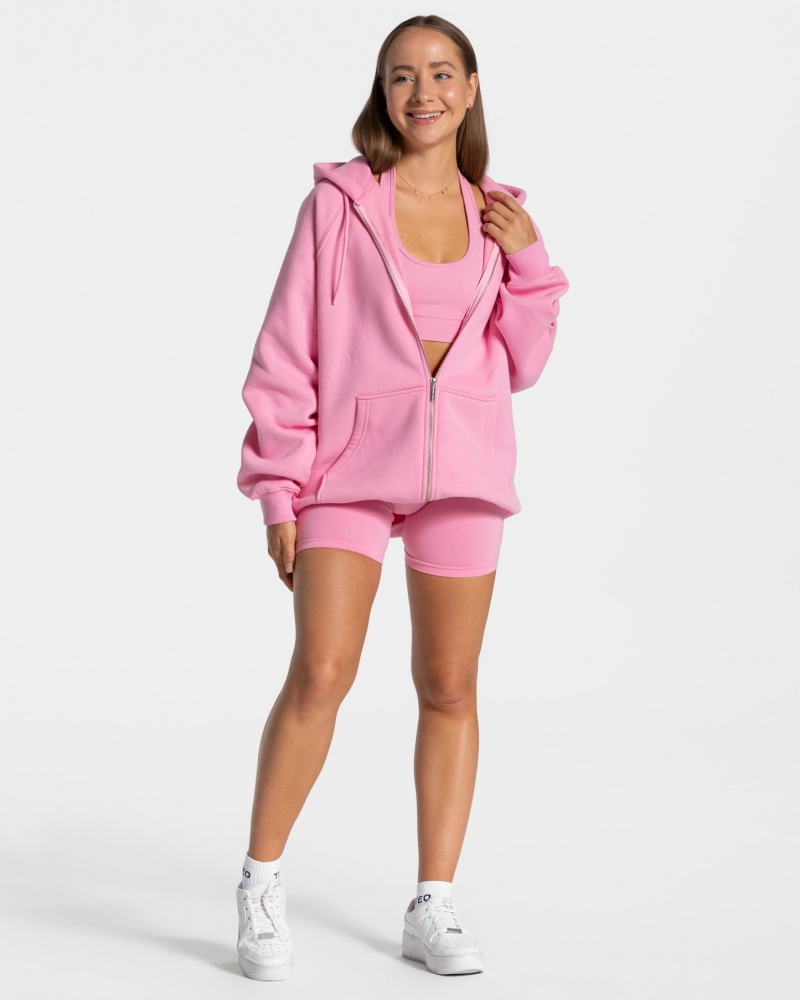 Women's Teveo Statement Oversized Jacket Pink | USA-4538JAVXT