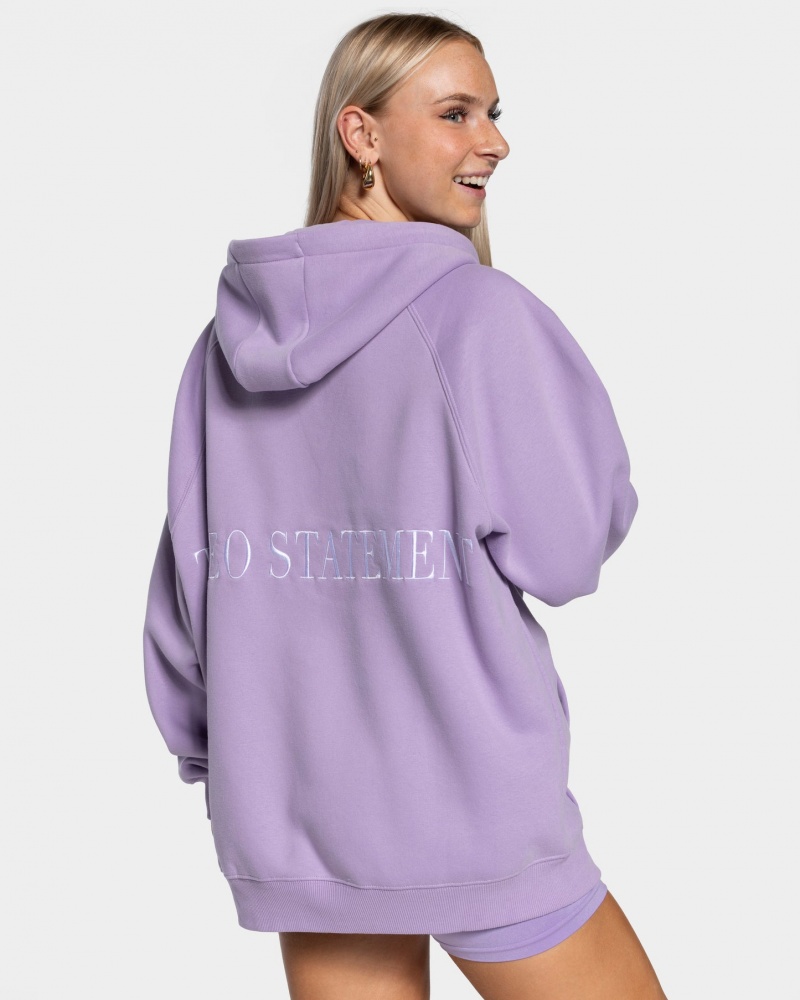 Women's Teveo Statement Oversized Jacket Light Purple | USA-2319TWPZO