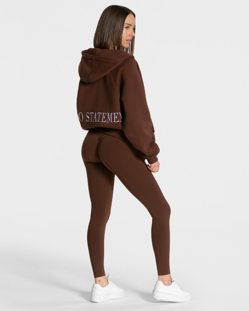 Women's Teveo Statement Oversized Jacket Coffee | USA-7521LIXGM