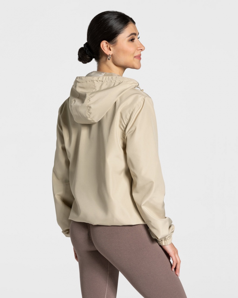 Women's Teveo Statement Windbreaker Brown | USA-3126XEVDP