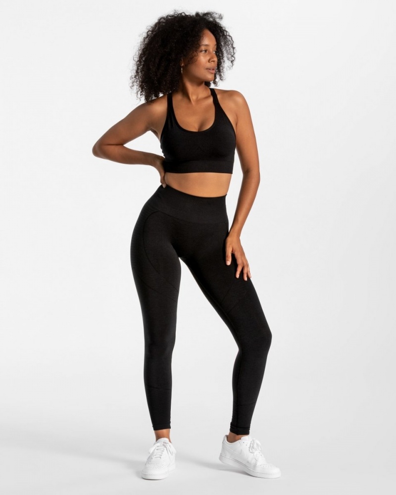 Women's Teveo True Leggings Black | USA-5432QOHZN