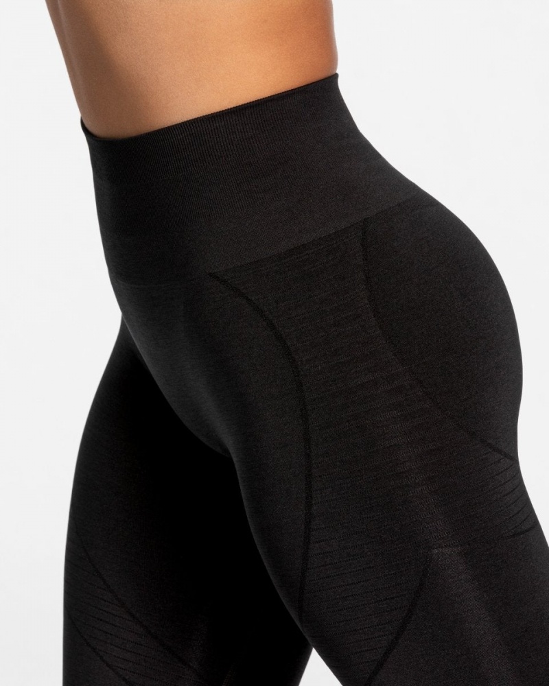 Women's Teveo True Leggings Black | USA-5432QOHZN