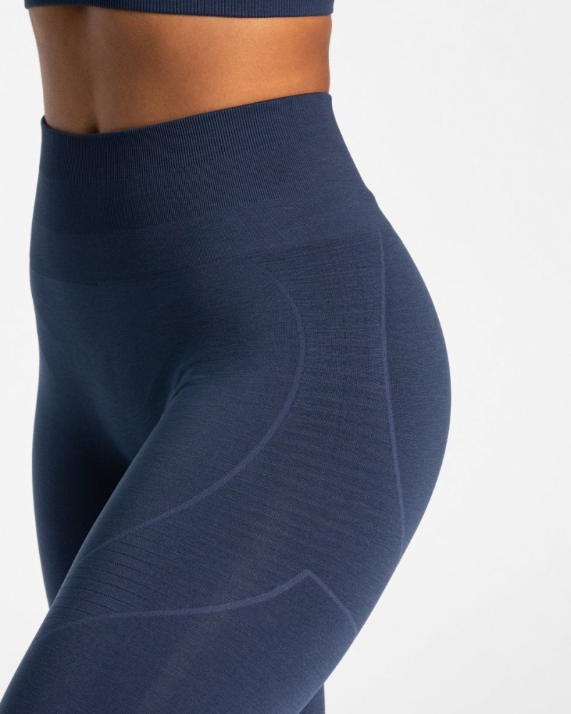 Women's Teveo True Leggings Dark Blue | USA-8370DQMEP