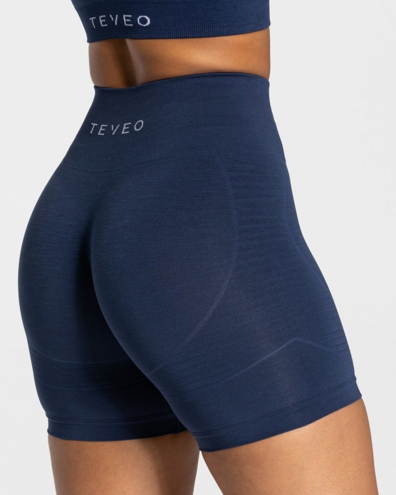 Women's Teveo True Shorts Dark Blue | USA-3572GFATD